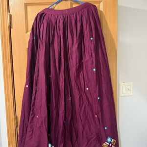 Elegant Purple Women's Skirt